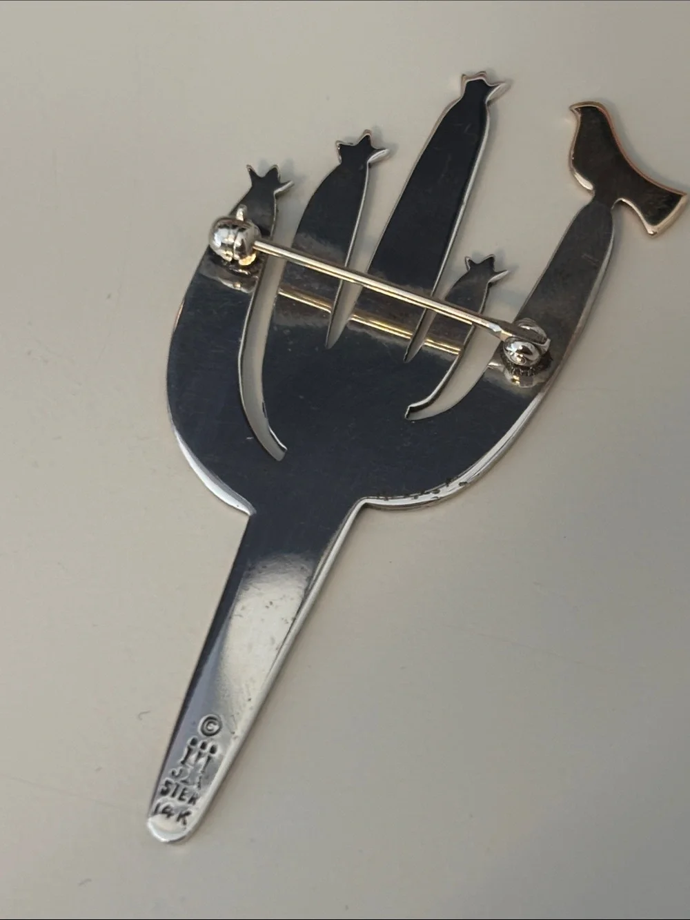 James Avery Saguaro Cactus Pin